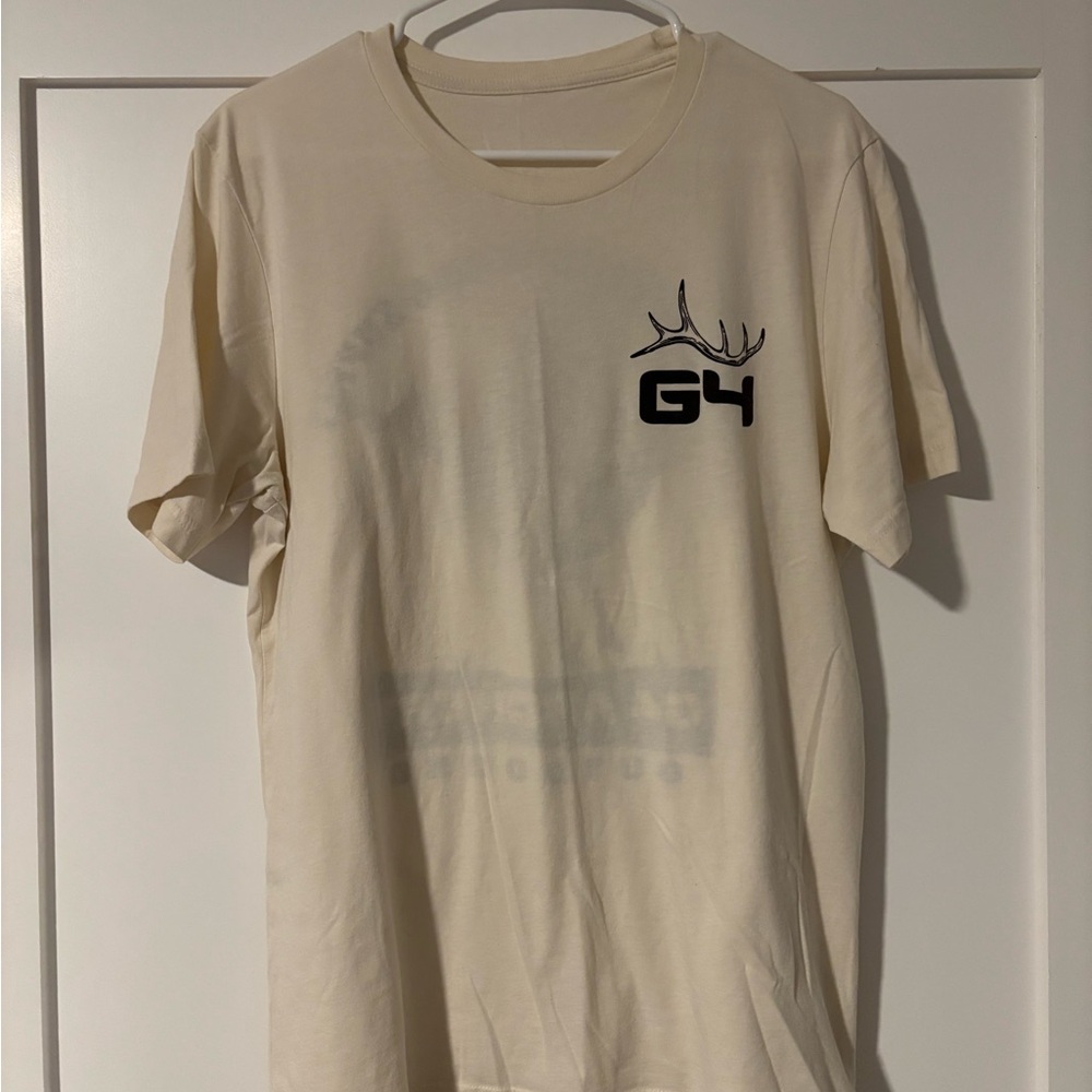 Cream Short Sleeve Men's Tee